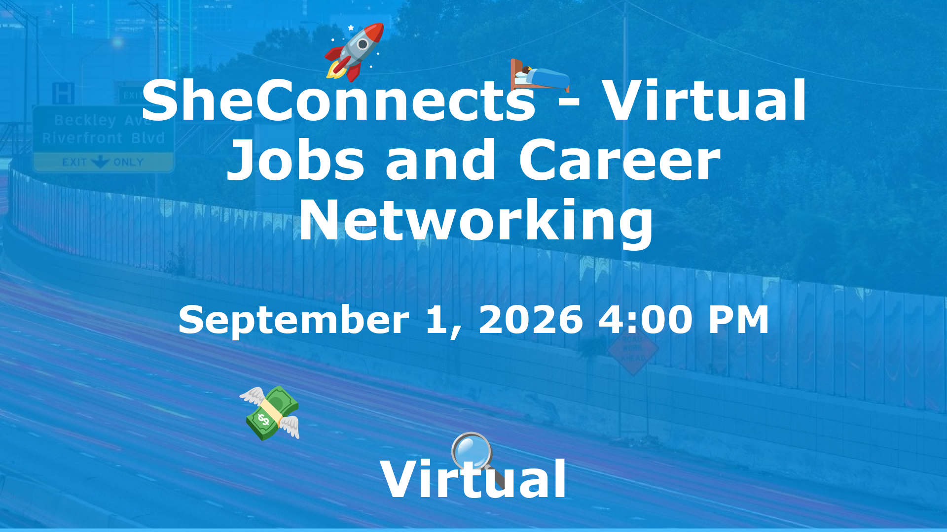 SheConnects - Virtual Jobs and Career Networking event image